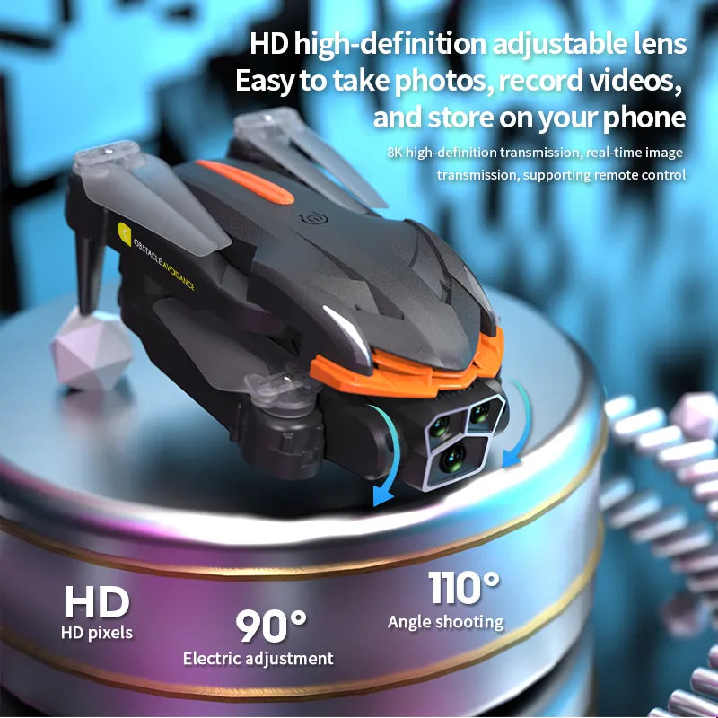 4K GPS Drohne AE4 – Doppelkamera, Fernbedienung, 2000mAh Akku
