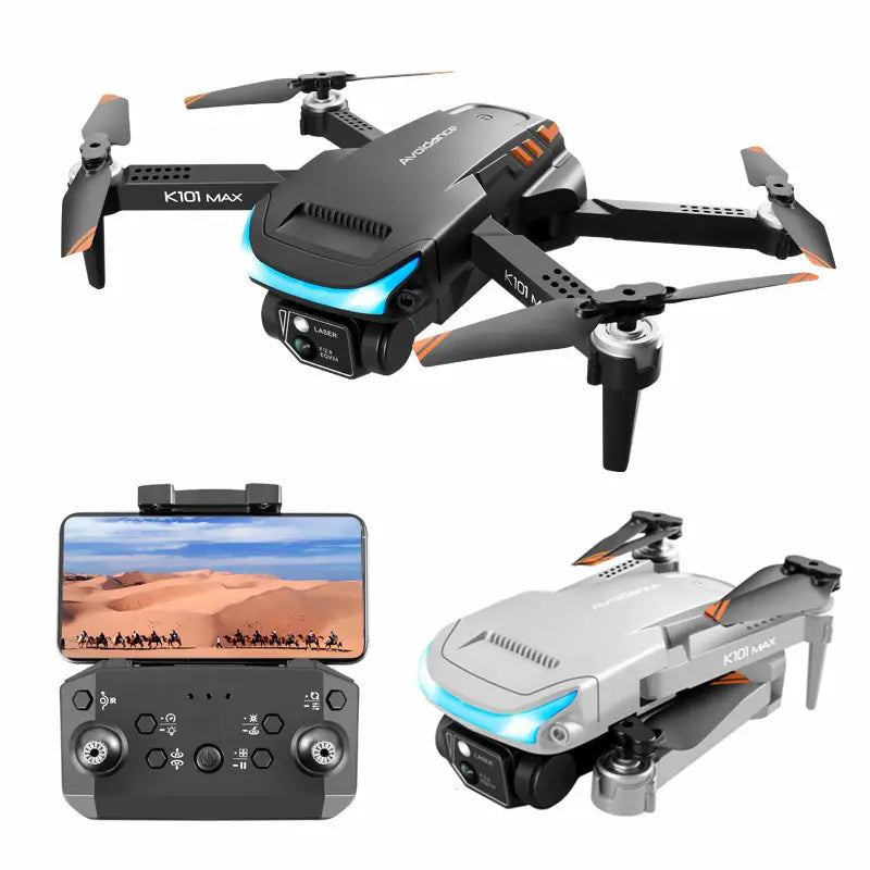 K101 Max Drone 4K Dual Camera with Obstacle Avoidance & FPV