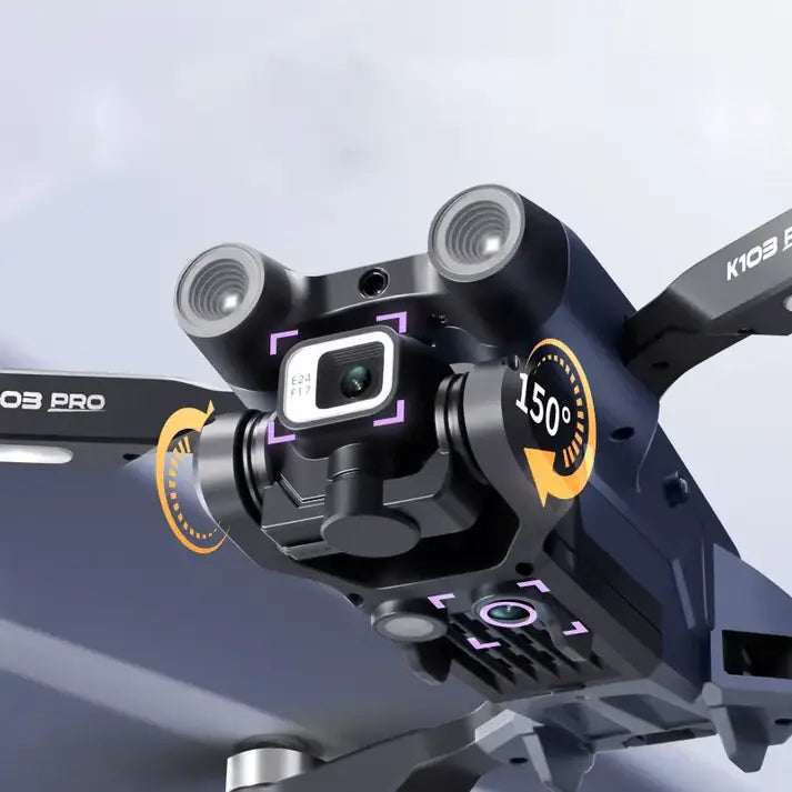 K103 Pro Drone 4K Dual Camera – Brushless, Obstacle Avoidance, Foldable