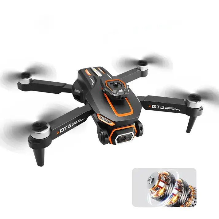GT5 Foldable Drone 4K Triple Camera with Obstacle Avoidance