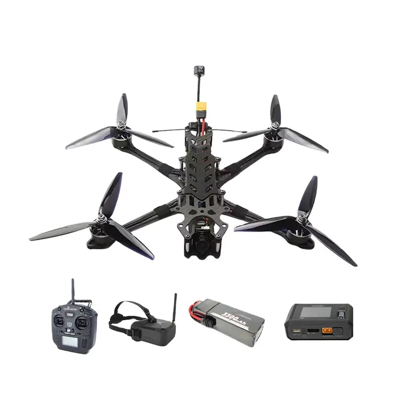Drone FPV Freestyle Piranha 7 V2 de 7 pouces avec caméra 4K et portée de 3 km