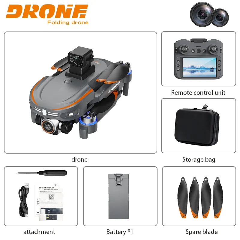 S28 Mini GPS Drone with 4K Camera & Obstacle Avoidance – 40 Min Flight