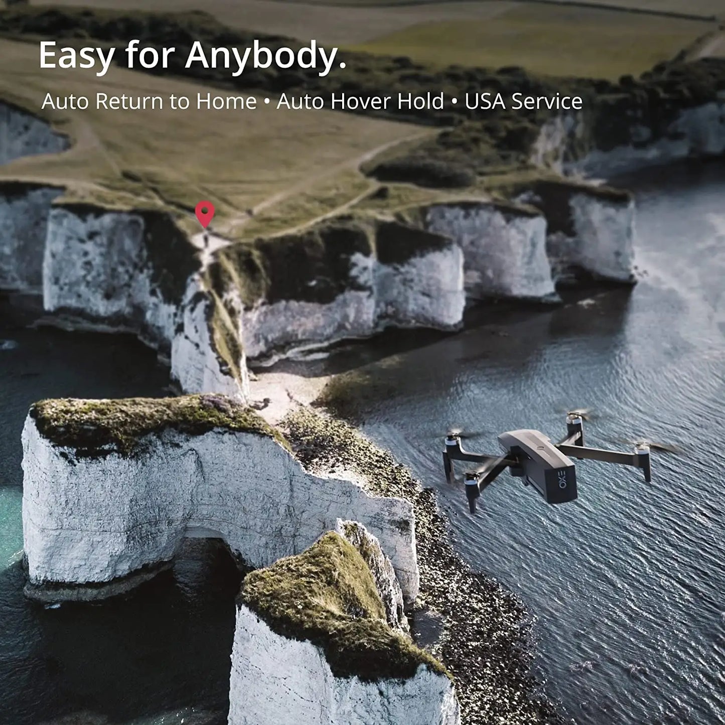 cinemaster 2 Drone – 3-Axis Gimbal, 4K EIS, 50x Zoom, 28 Min Flight Time, 5G FPV