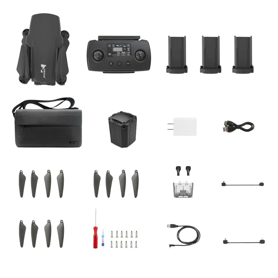 HUBSAN MINI 1-Zoll 4K RC-Drohne | 16 km Reichweite & 35 Minuten Flugzeit | Professionelle Drohne | ProDrone UK