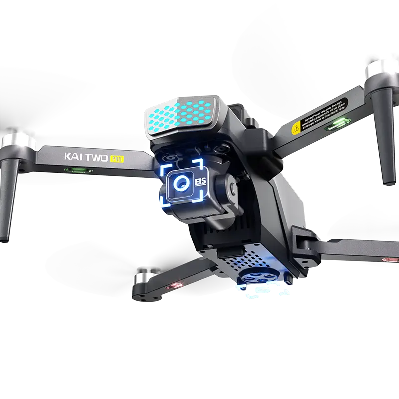 Drone Kai 2 Pro 4K UHD GPS pliable avec évitement d'obstacles laser à 360°