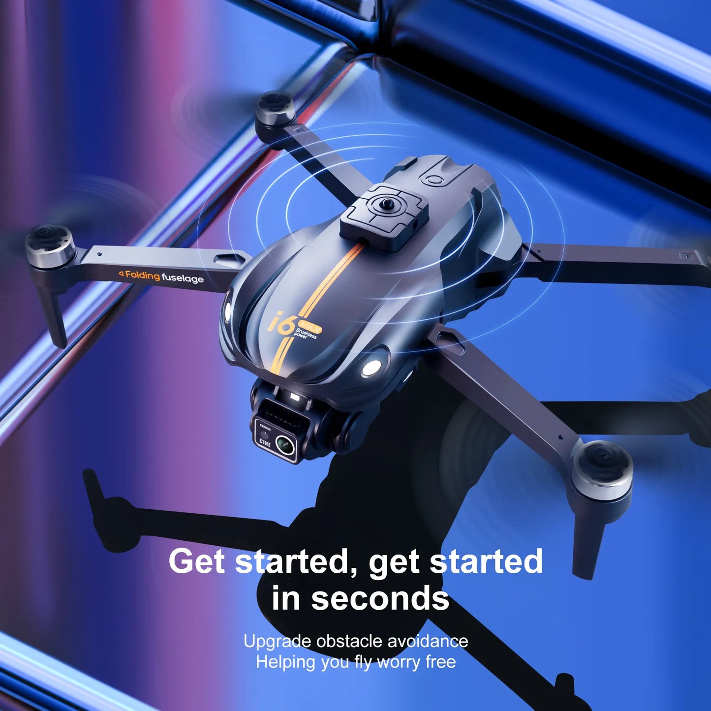 I6 Max 4K-Drohne mit Doppelkamera, 5G FPV und bürstenlosem Motor