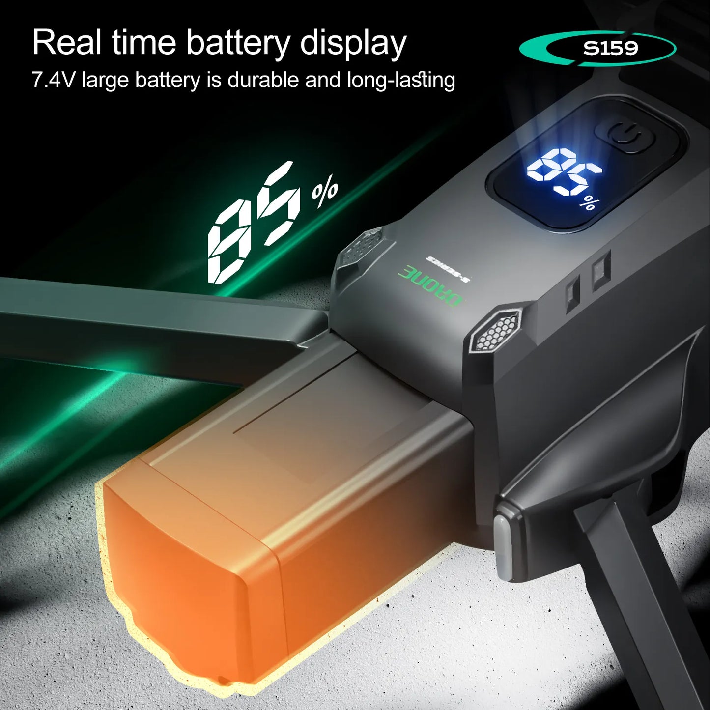 S159 Pro Max Drone – 5G WiFi GPS 4K Dual Camera with EIS & Obstacle Avoidance