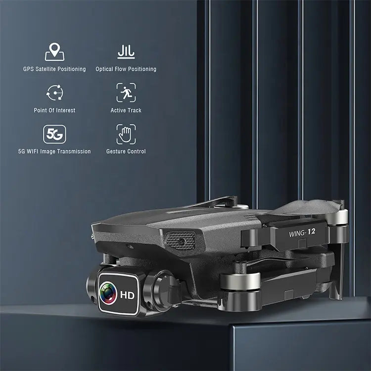 B12 Mini Drone 4K Camera, FPV, Foldable, 25 Min Flight Time – Perfect for Beginners