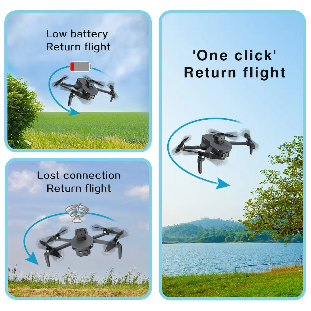 W7 Max Drone – 4K Camera, Obstacle Avoidance, Gesture Control, Beginner Friendly
