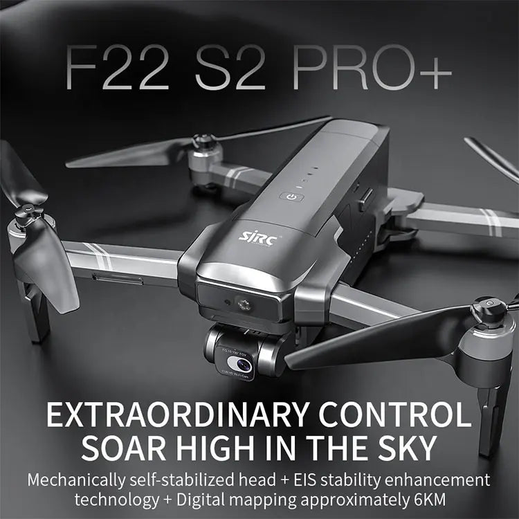 Drone F22 S2 PRO 4K – Portée de 5 km, évitement d'obstacles, fonctionnalités intelligentes