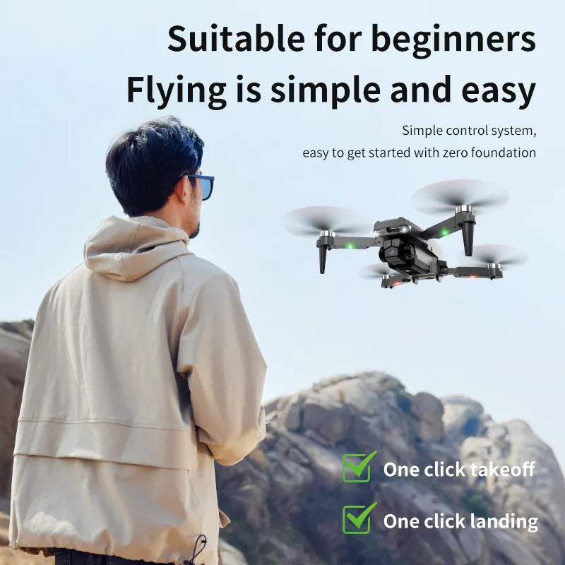 S182 Mini Drone with Brushless Motor & Obstacle Avoidance | 480P Camera