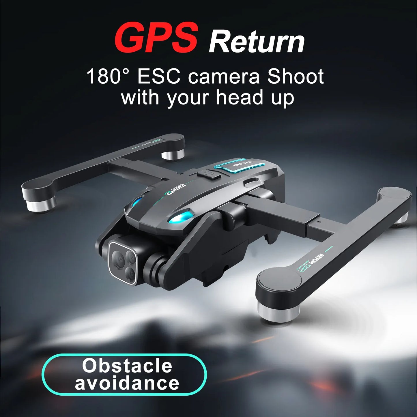 S188 8K GPS Drone with Dual Cameras, Long Range, Brushless Motor