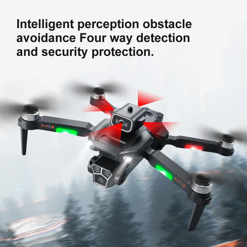 M1s-5 Smart Drone – Brushless, Triple Camera, 5KM FPV, Foldable Design