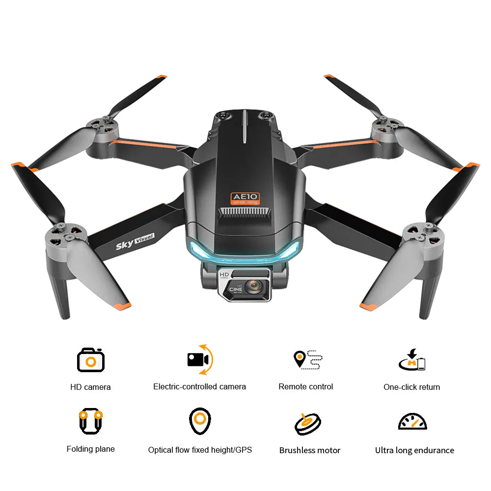 AE10 Mini Drone 8K Camera GPS Foldable RC Quadcopter | Pro Drone