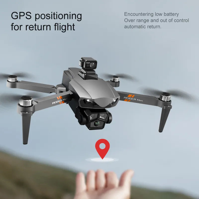 RG 601 MAX 8K Dual Camera Drone with Laser Obstacle Avoidance & GPS Return | ProDrone UK