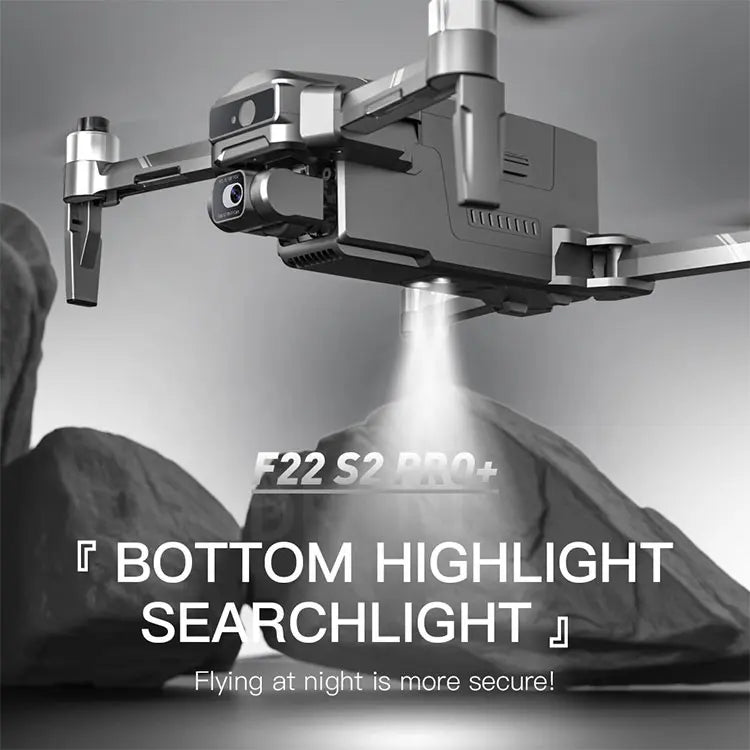 Drone F22 S2 PRO 4K – Portée de 5 km, évitement d'obstacles, fonctionnalités intelligentes
