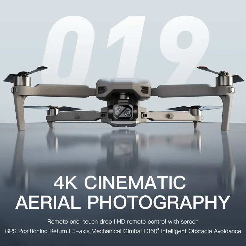 ZAi-019 Professionelle 4K FPV-Drohne mit 6 km Reichweite und 3-Achsen-Gimbal