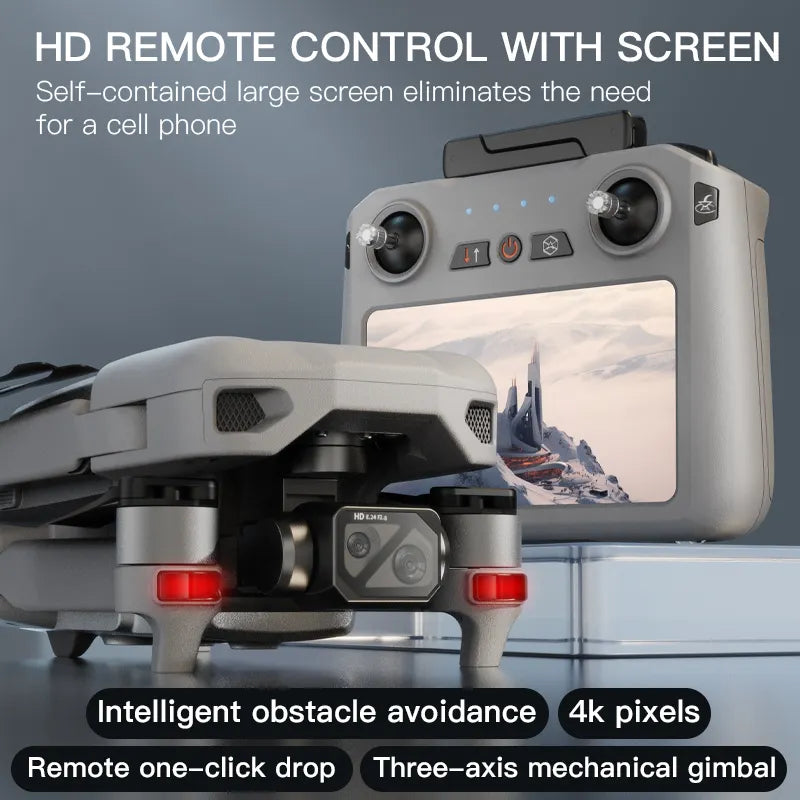 ZAi-019 Professionelle 4K FPV-Drohne mit 6 km Reichweite und 3-Achsen-Gimbal