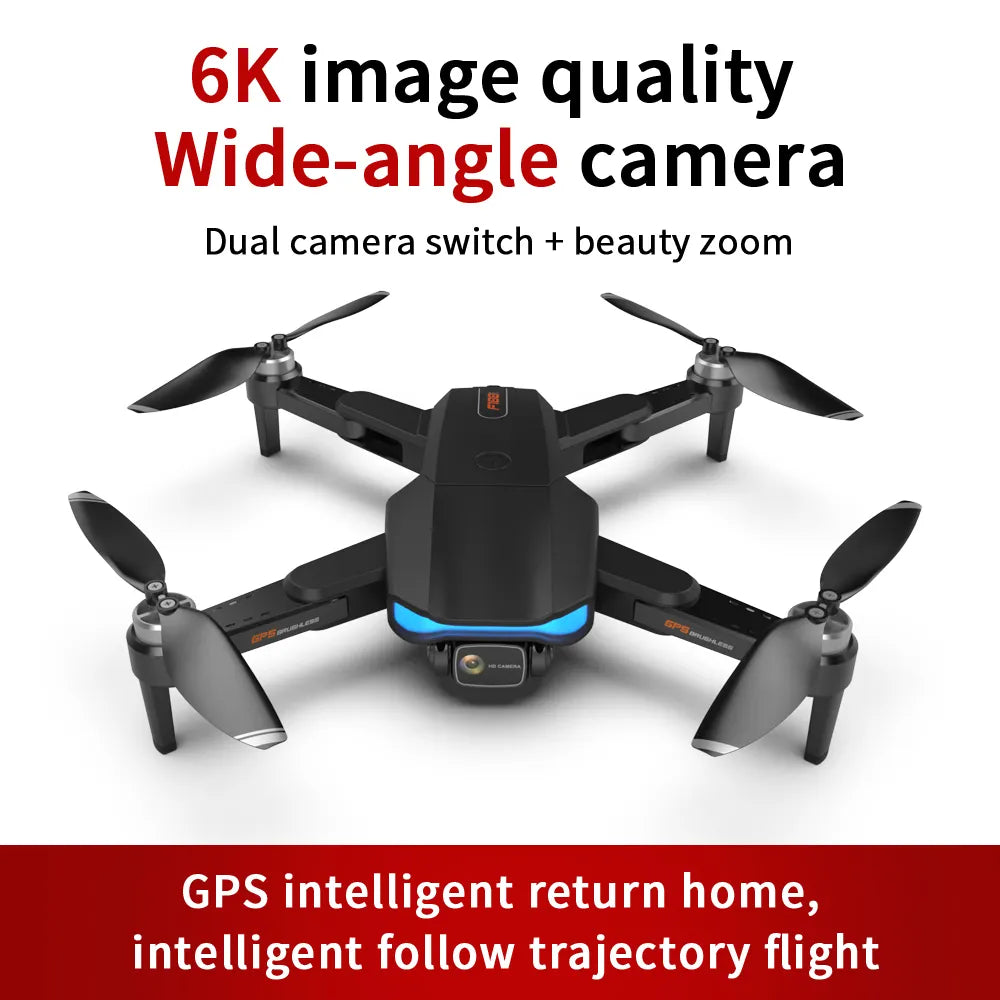 F188 Pro Drone with 6K UHD Camera, 25 Min Flight, Palm Control