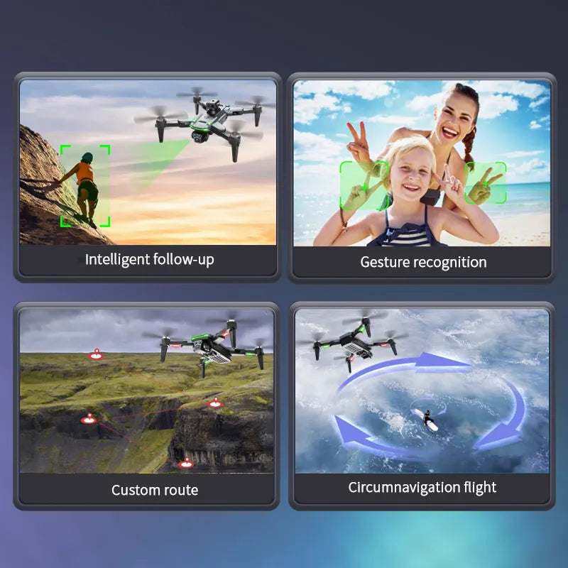 S166 Smart GPS Drone with 4K Camera & Laser Obstacle Avoidance