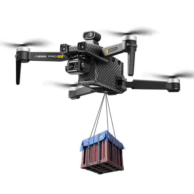 AE86 PRO Plus 4K Drone – 3-Axis Gimbal, 6KM FPV, Obstacle Avoidance & 28 Min Flight