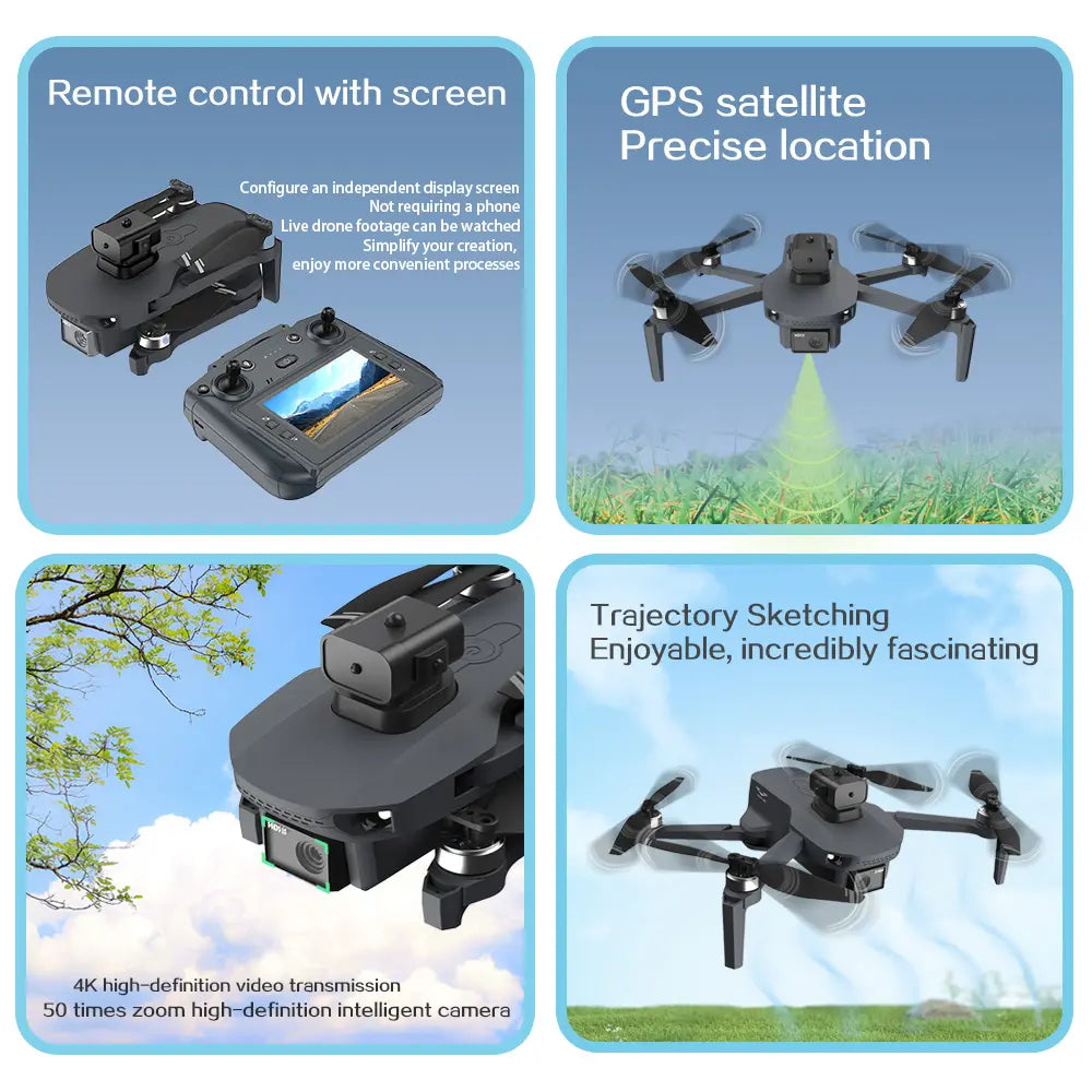 W7 Max Drone – 4K Camera, Obstacle Avoidance, Gesture Control, Beginner Friendly