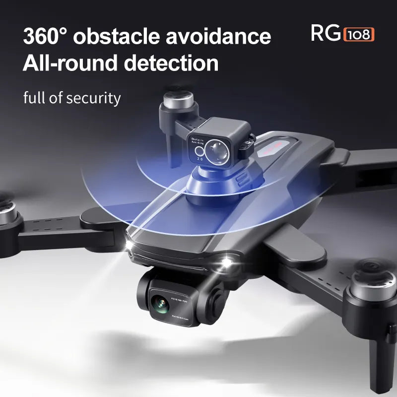 RG108 4K GPS Drone – Brushless Outdoor Quadcopter for Beginners
