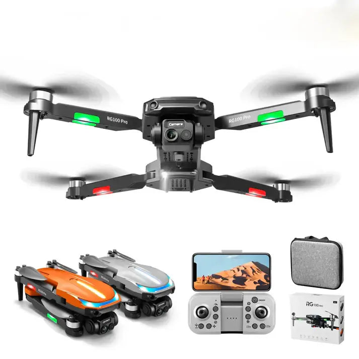 RG100 Pro 8K Drone – Foldable GPS Quadcopter with 360° Obstacle Avoidance