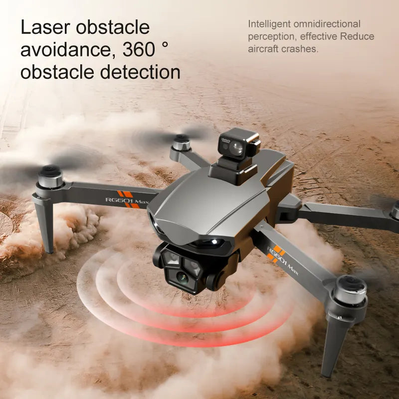 RG 601 MAX 8K Dual Camera Drone with Laser Obstacle Avoidance & GPS Return | ProDrone UK