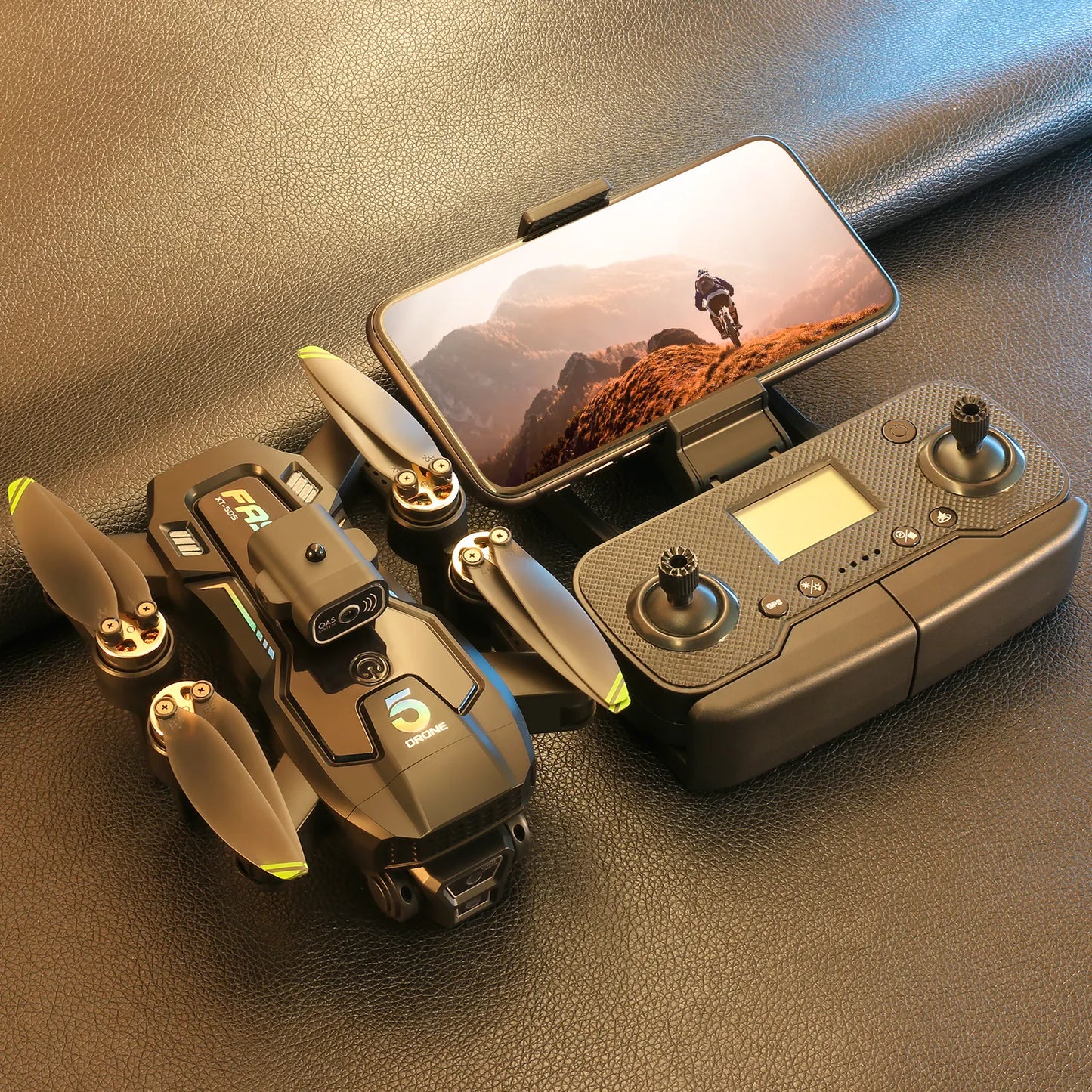 XT505 GPS Brushless Drone – 30min Flight, 720P Dual Camera