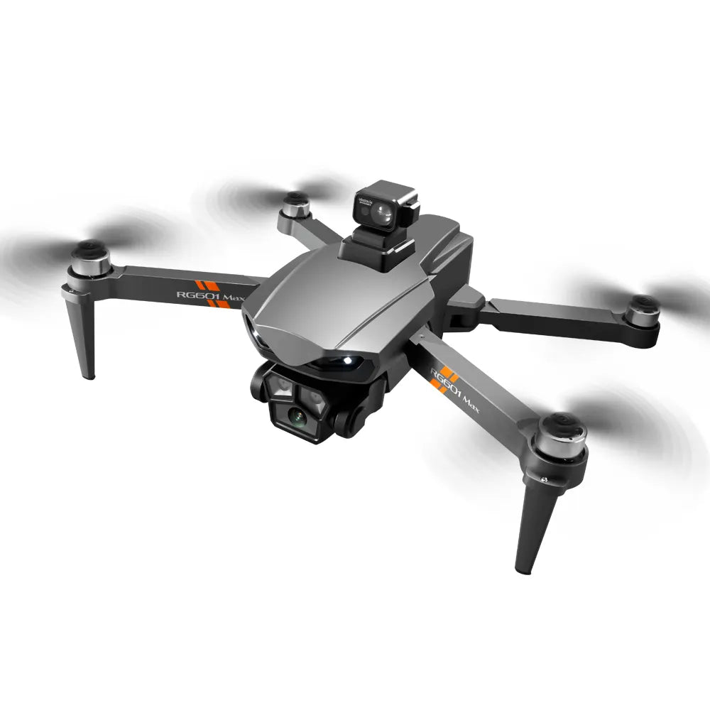 Drone RG 601 MAX con foto 8K, ritorno GPS assistito e rilevamento laser - Drone con fotocamera 4K e GPS | ProDrone