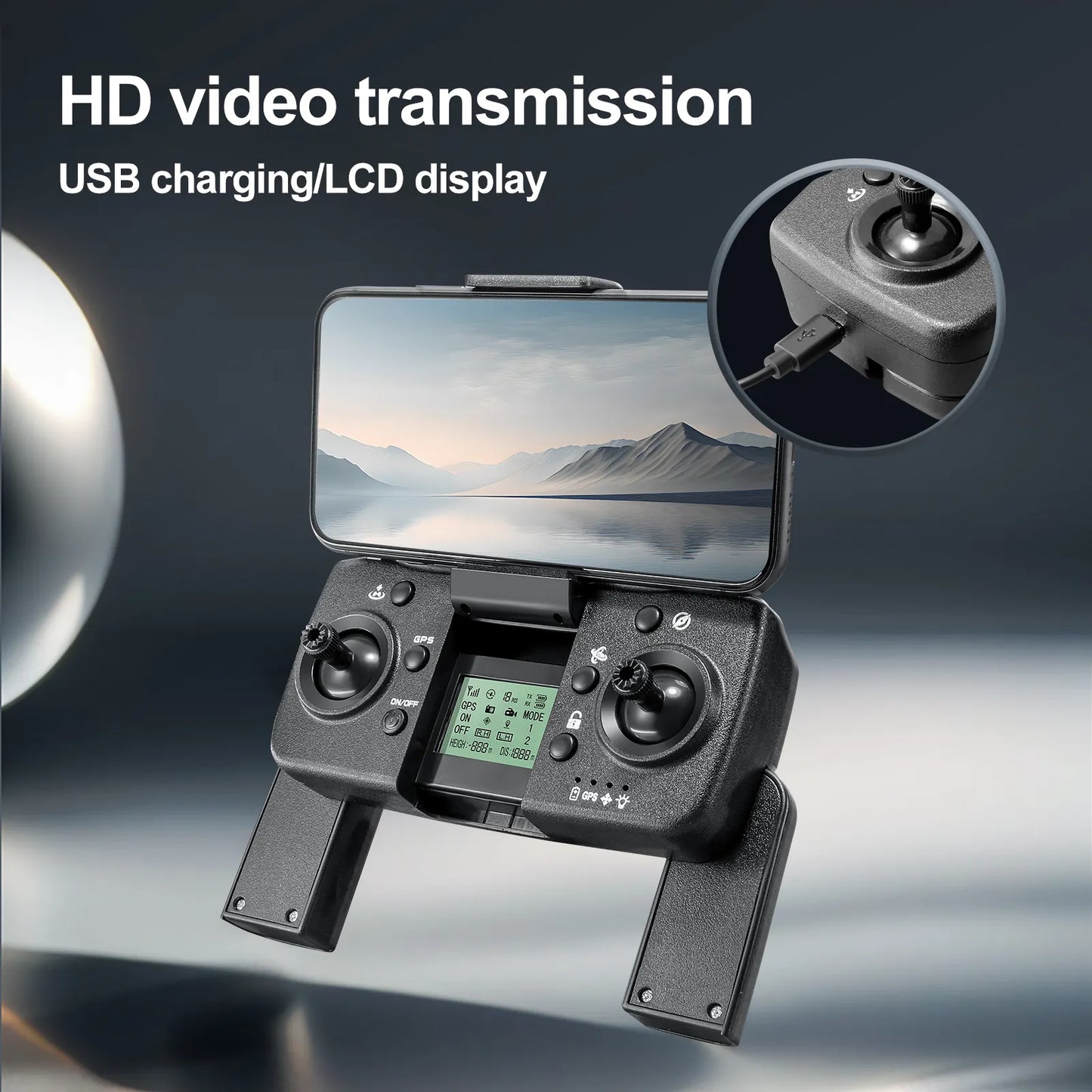 S188 8K GPS Drone with Dual Cameras, Long Range, Brushless Motor
