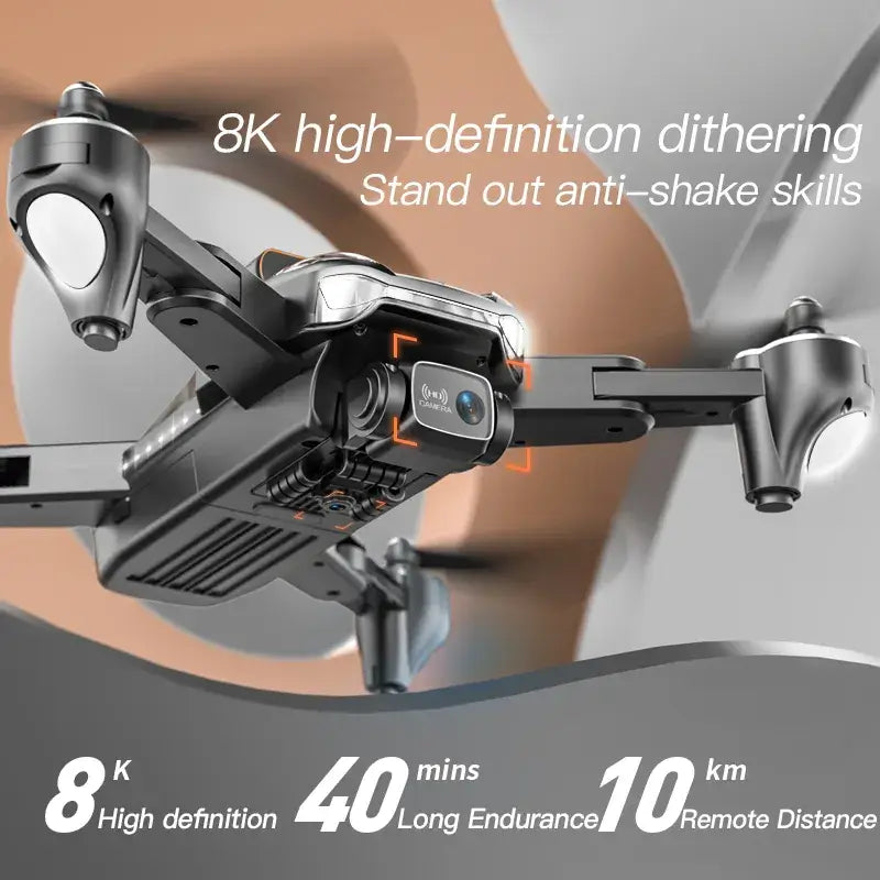 P11S Max 8K Dual Camera Drone with 360° Obstacle Avoidance
