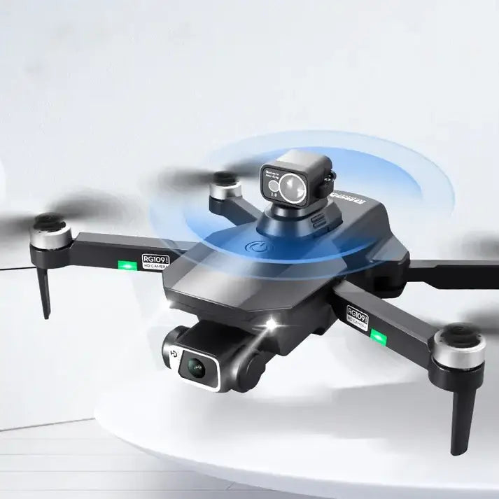 Drone RG109 MAX 4K double caméra | Quadricoptère RC GPS pliable avec portée de 1 200 m