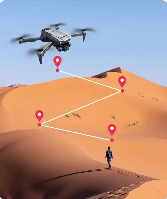 K818 MAX 4K-Drohne mit 4-Wege-Hindernisvermeidung und Langstreckenflug