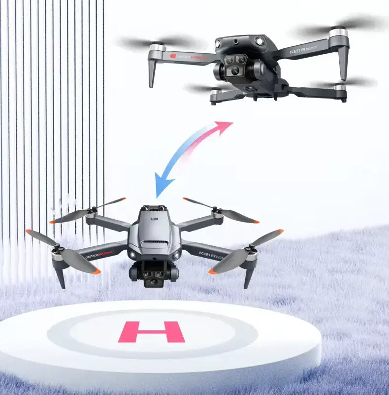 K818 MAX 4K-Drohne mit 4-Wege-Hindernisvermeidung und Langstreckenflug