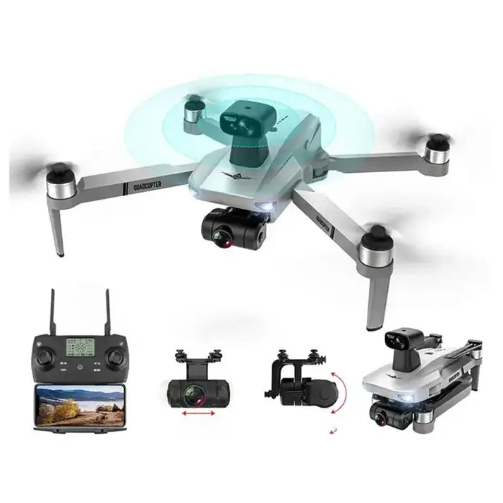 Drone GPS KF102 MAX avec caméra 6K, autonomie de vol de 28 minutes, pliable