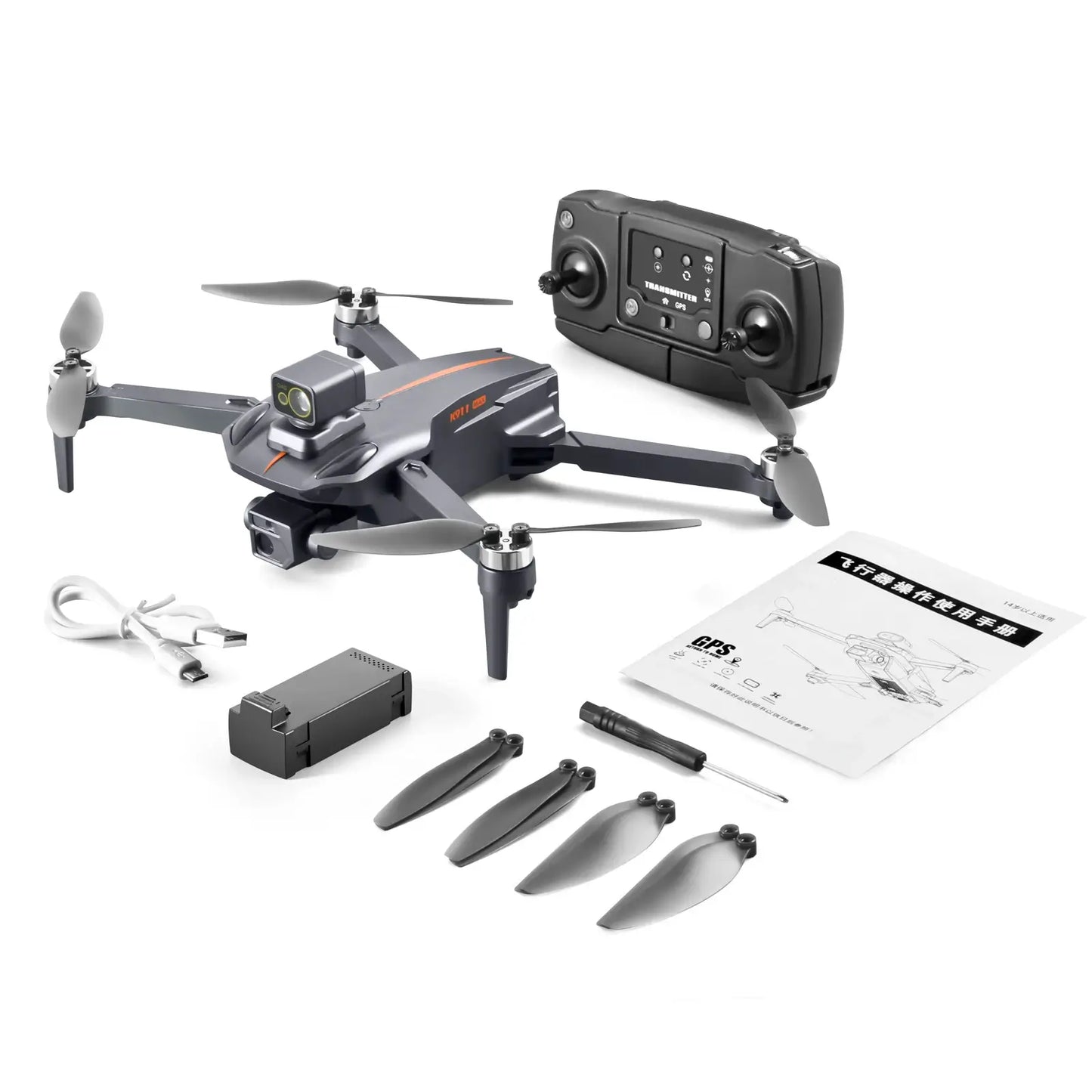 GPS-equipped quadcopter
