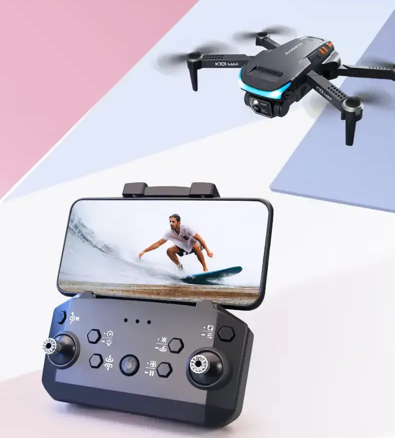 K101 Max Drone 4K Dual Camera with Obstacle Avoidance & FPV