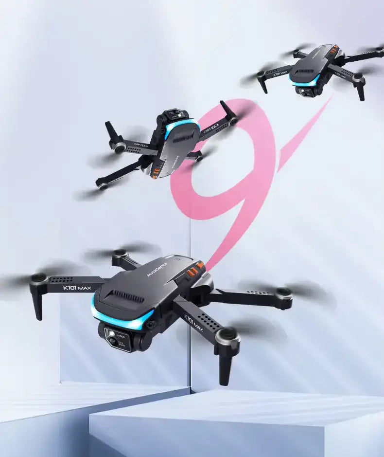K101 Max Drone 4K Dual Camera with Obstacle Avoidance & FPV