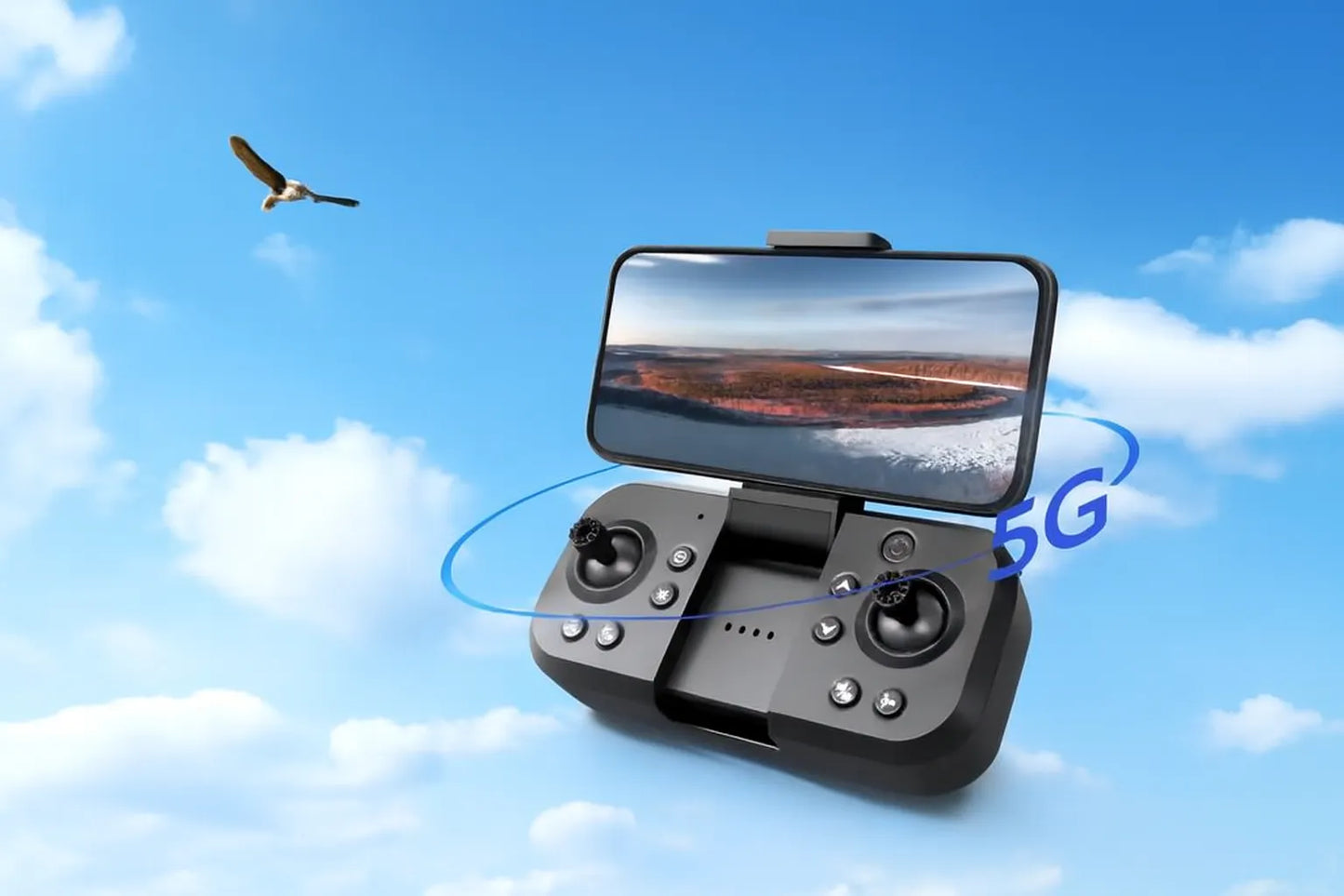 S2S 6K Dual Camera Drone – Brushless Motor, 10KM FPV, Foldable