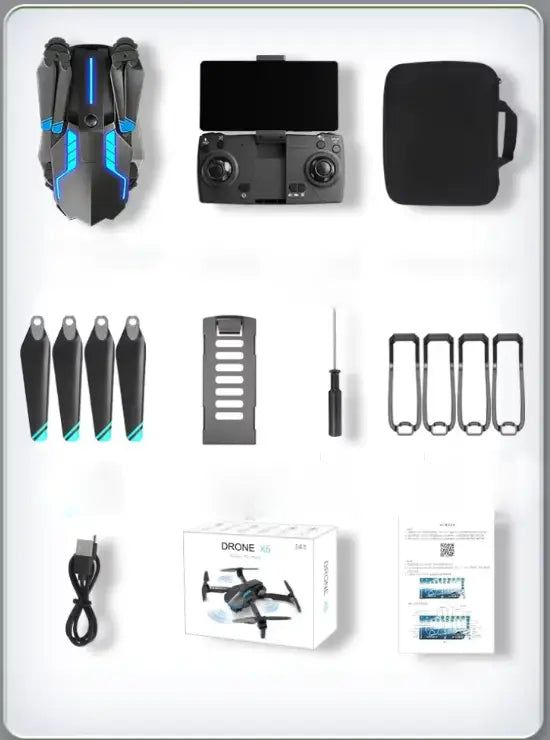 X6 Pro 4K Dual Camera Drone with Obstacle Avoidance