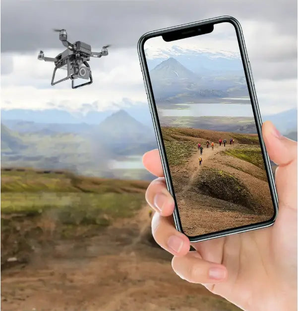 Drone GPS F7 4K PRO | Cardan 3 axes, double caméra, autonomie de vol de 30 minutes, portée de 3 km