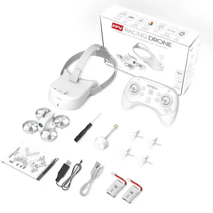 🎮 VR70 Mini FPV Drone - 5.8G Real-Time Transmission with Head Tracking VR Experience