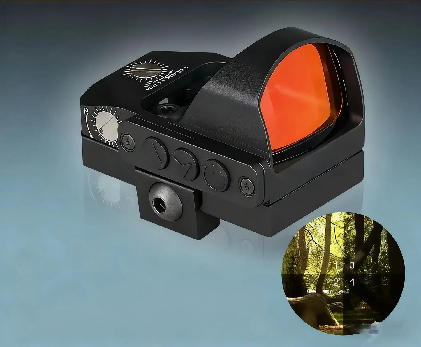 Tactical Red Dot Sight with Flip-Up Reflex – Lightweight, Durable, 20mm Mount