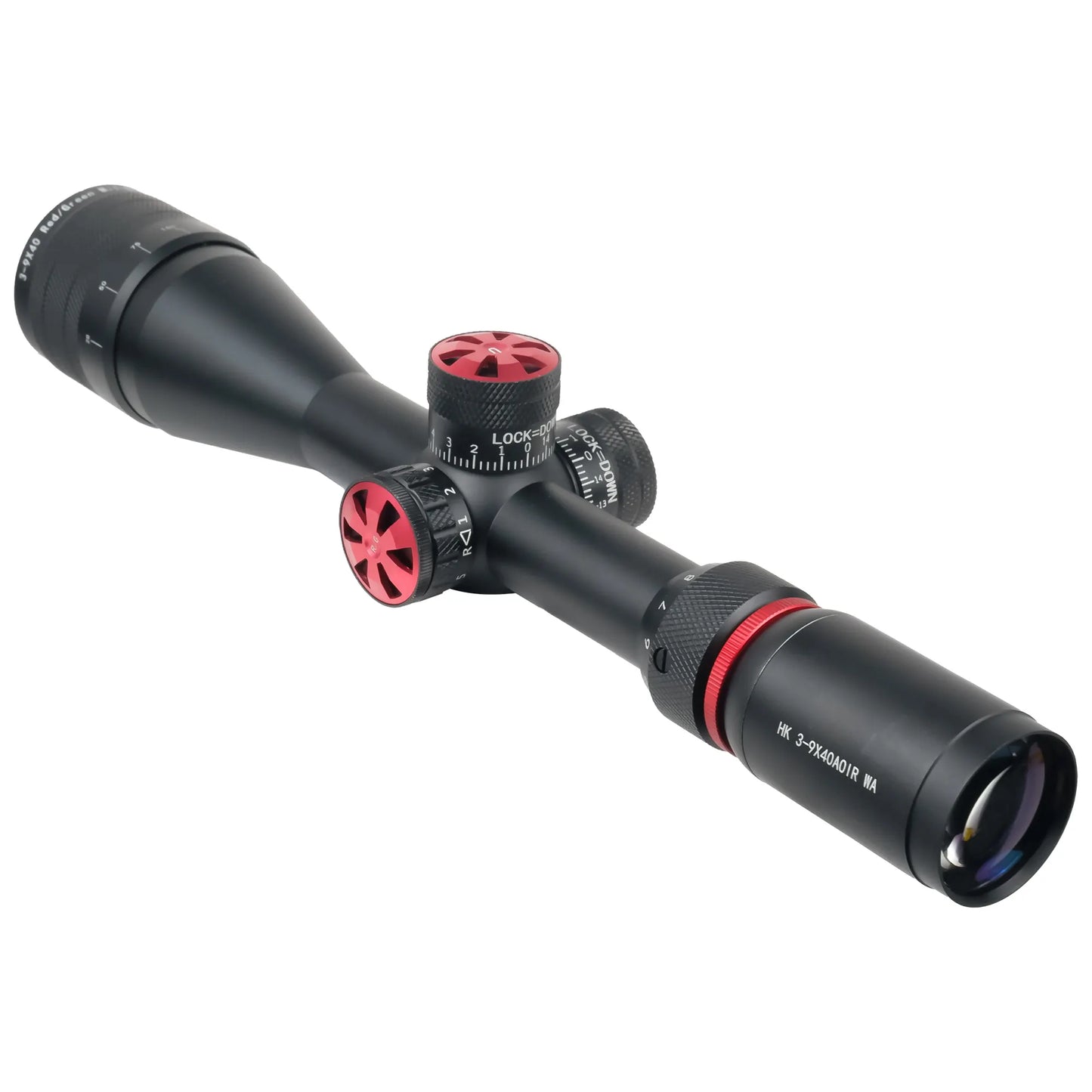 3-9X40AOEG Hunting Scope | Matte Black | Adjustable Brightness | 40mm Objective Lens