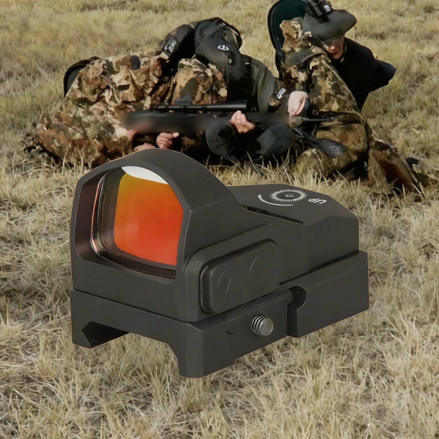 Optical Red Dot Sight – Waterproof, 1X Magnification, Multi-Coated Lens