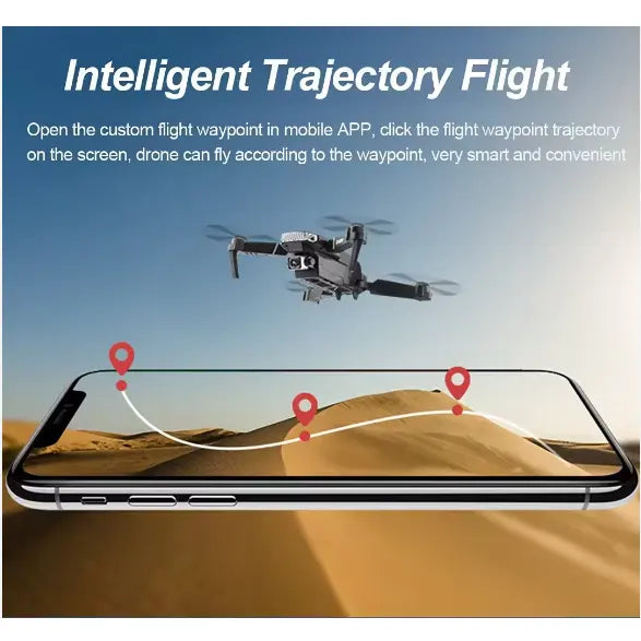 Beginner-friendly drone with GPS and altitude hold for stable navigation
