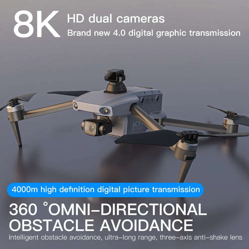 New Version K11 GPS Drone 4K Camera | 28 Min Flight | 4KM Range
