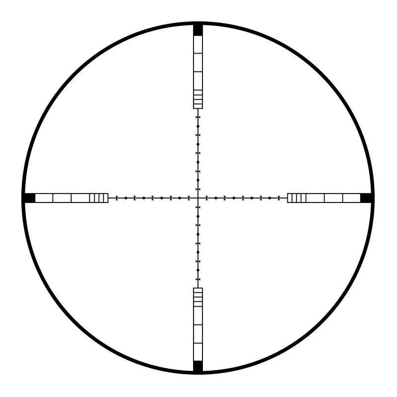 DIANA 4-16X44 Tactical Scope with Locking Turrets, Red/Green Illuminated Optical Sight